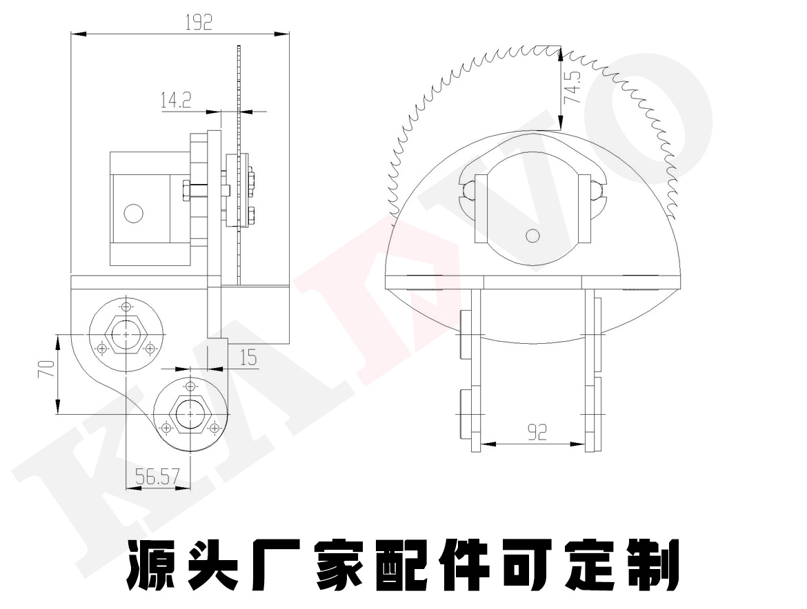 鋸削頭