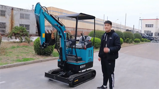 KV17小型挖掘機(jī)實(shí)操視頻